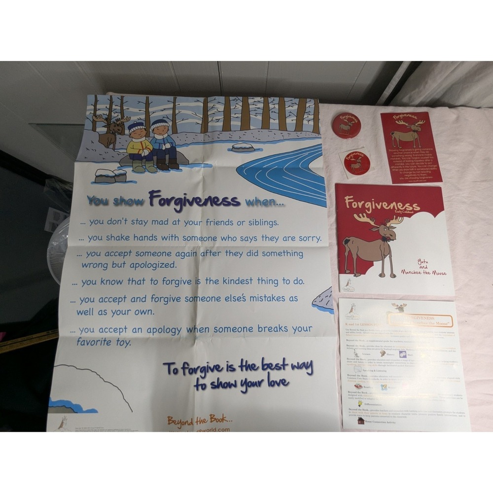 Home School Teachers Cloud 9 world character book‎ FORGIVENESS K-1st poster kit